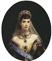Portrait of Maria Feodorovna (Dagmar of Denmark), makovsky