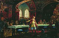 Prince Repin at the Banquet of Ivan the Terrible, c.1880, makovsky