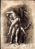 Hercules and Antaeus, 1495, mantegna