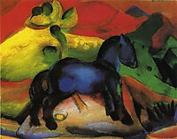 Little Blue Horse, 1912, marcfrantz