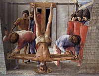 Crucifixion of St. Peter, 1426, masaccio