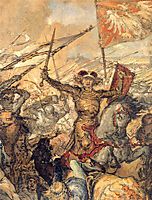 Battle of Grunwald (detail), matejko