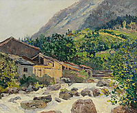 The village on the river, Bozel, 1914, maufra