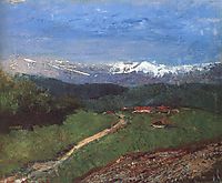 Landscape in the Alps (View from the Rax), 1900, mednyanszky