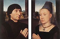 Portraits of Willem Moreel and His Wife, c.1482, memling