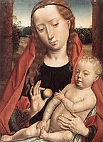 Virgin with the Child Reaching for his Toe, 1490, memling