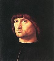 Portrait of a Man (The Condottiero), 1475, messina