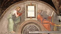 The Ancestors of Christ: Nahshon, 1512, michelangelo