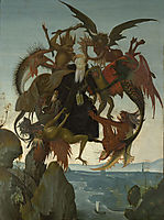 The Torment of Saint Anthony, c.1487, michelangelo