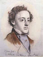 Portrait of John Everett Millais, 1853, millais