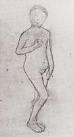 Nude Girl standing, 1906, modersohnbecker