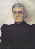Portrait of an old woman, c.1898, modersohnbecker