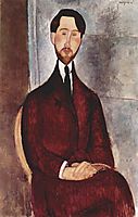 Portrait of Leopold Zborowski, 1916, modigliani