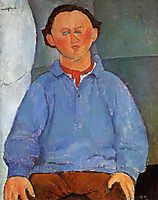 Portrait of Oscar Miestchanioff, 1916, modigliani