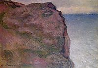Cliff at Petit Ailly, at Varengeville, 1896, monet