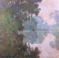 Morning on the Seine, near Giverny, 1896, monet