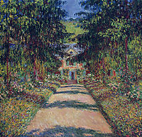 Pathway in Monet-s Garden at Giverny, 1900, monet
