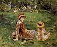 In the Garden at Maurecourt, 1884, morisot