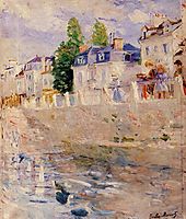 The Quay at Bougival, 1883, morisot