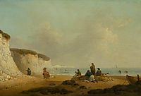 Calm off the Coast of the Isle of Wight, 1804, morland