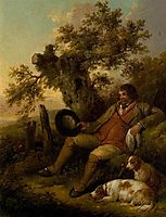 The Sportsman Resting, 1790, morland