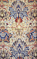 Acanthus embroidered panel, 1890, morris