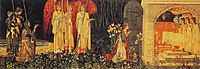 The Vision of the Holy Grail tapestry, 1890, morris