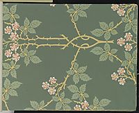 Wallpaper - Blackberry, pattern #388, 1917, morris