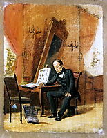 Art teacher , 1863, perov