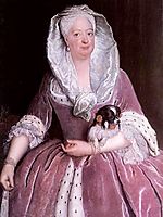 Portrait of Sophie Dorothea von Preußen, 1737, pesne