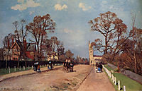 The Avenue, Sydenham, 1871, pissarro