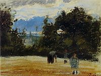 The Clearing, c.1876, pissarro