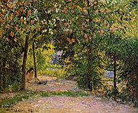 The Garden in Spring, Eragny, 1894, pissarro