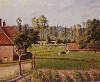 A Meadow in Eragny, 1889, pissarro