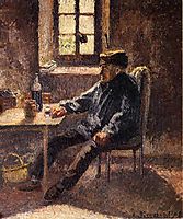 Old Wingrower in Moret, 1902, pissarro