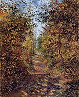 A Path in the Woods, Pontoise, 1879, pissarro