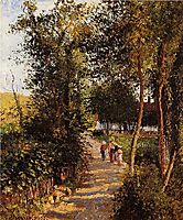 Road to Berneval-le-Petit, 1900, pissarro