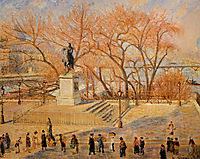 Square du Vert Galant, Sunny Morning, 1902, pissarro