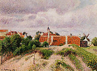 The Village of Knocke, Belgium, 1894, pissarro