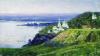 Monastery over the river, 1898, polenov