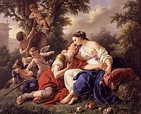 Renaud and Armide, 1626-1628, poussin