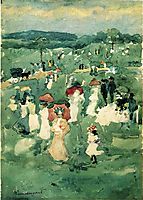 Strolling in the Park (also known as In the Park), c.1897, prendergast