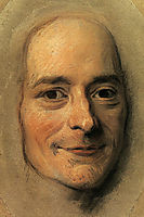 Preparation to the portrait of Voltaire, quentindelatour