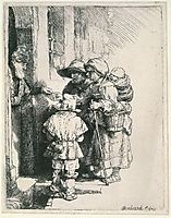 Beggars at the Door, 1648, rembrandt