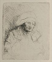 Rembrandt`s Wife Dying, 1642, rembrandt