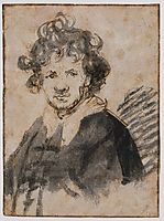 Self Portrait, 1628-1629, rembrandt