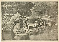 The Song of Hiawatha illustration, remington