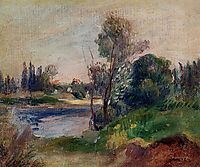 Banks of the River, 1906, renoir