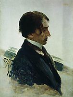 Portrait of the Artist Isaak Brodskiy, 1910, repin