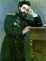 Portrait of I.R. Tarhanov, 1892, repin